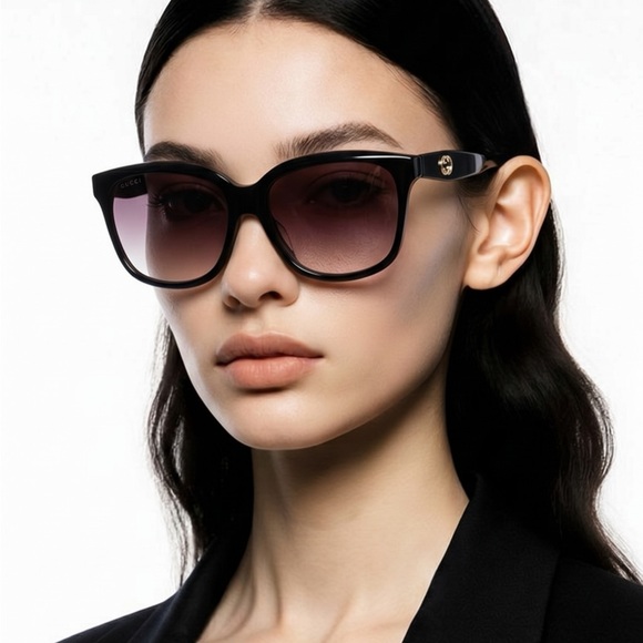 Gucci Accessories - New Authentic GUCCI  Acetate Sunglasses GG0800SA Black